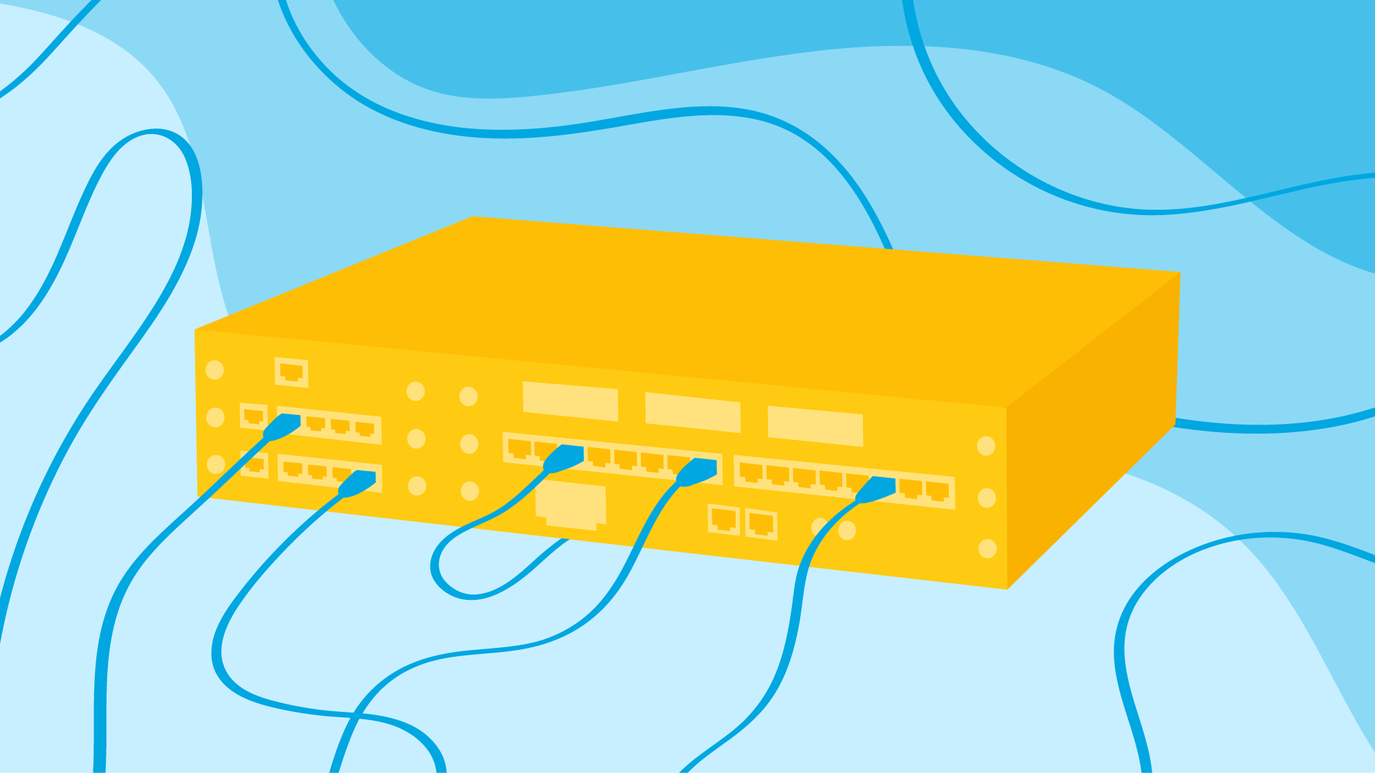 Diagram of a PBX phone system
