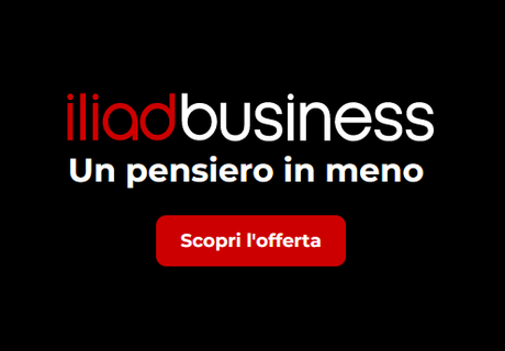 Screenshot of the iliadbusiness subscription flow