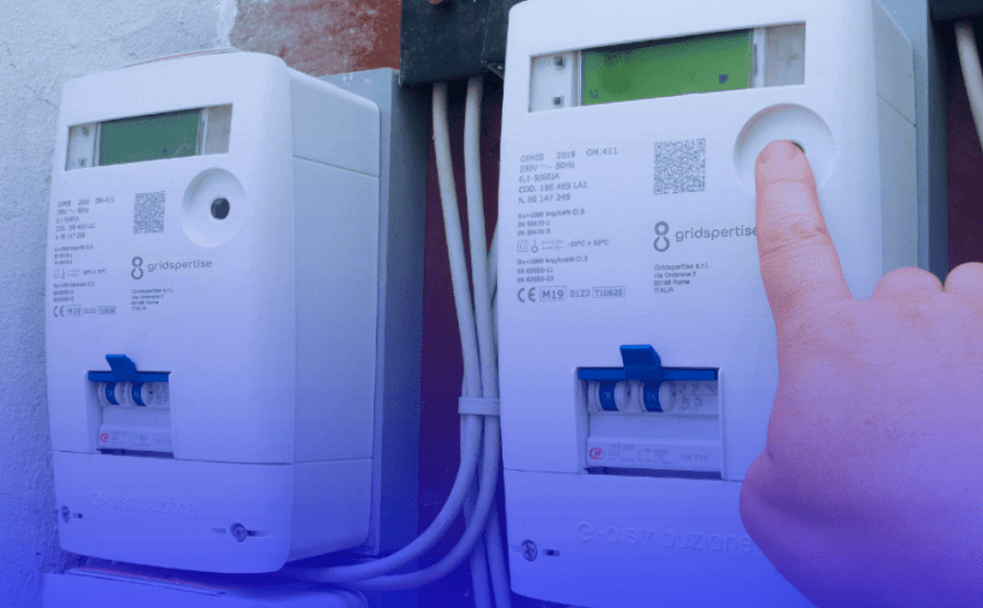 Smart meter installed in Italy